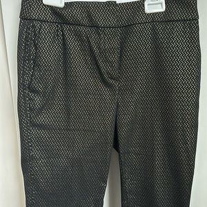 Gold and Black Pants Ann Taylor